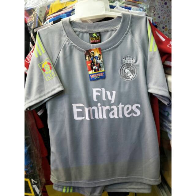 Baju bola anak-anak Real madrid
