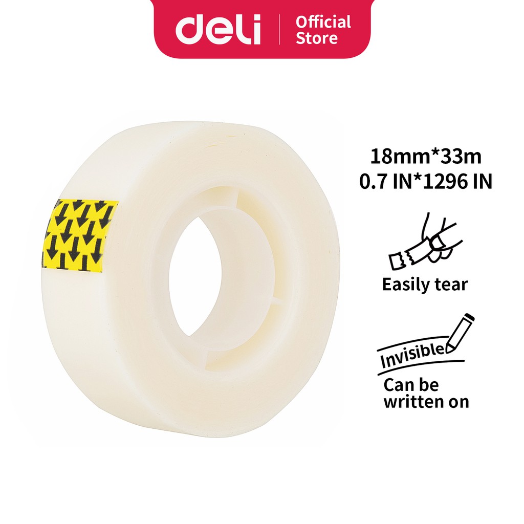 

Deli Isolasi Bening warna kertas putih menjadi tidak terlihat transparan /box (EA30110)