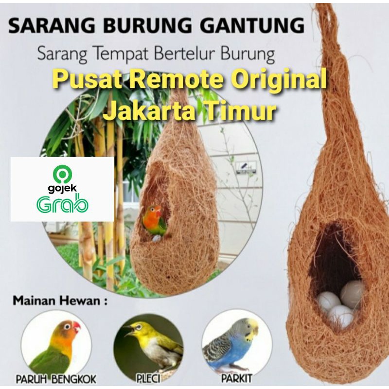 SUSUH BURUNG MANUK TEMPAT TELUR BURUNG LOVE BIRD KENARI PARKIT PERKUTUT