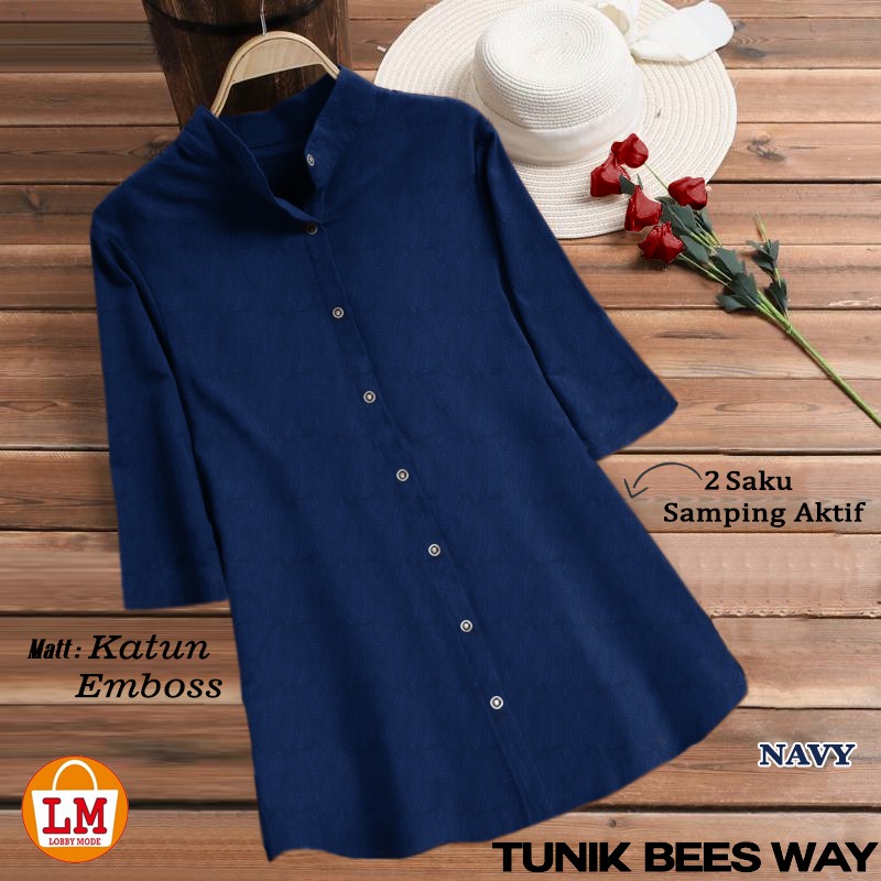 Baju Tunik Wanita TERBARU TERMURAH TERLARIS LMS 19444 19447 19450 BEES