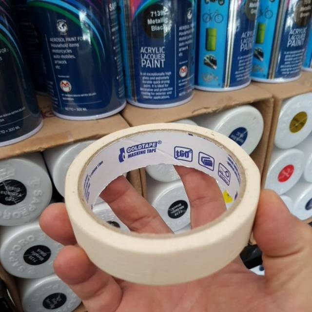 

Isolasi kertas Masking tape 1inch(2,5cm)