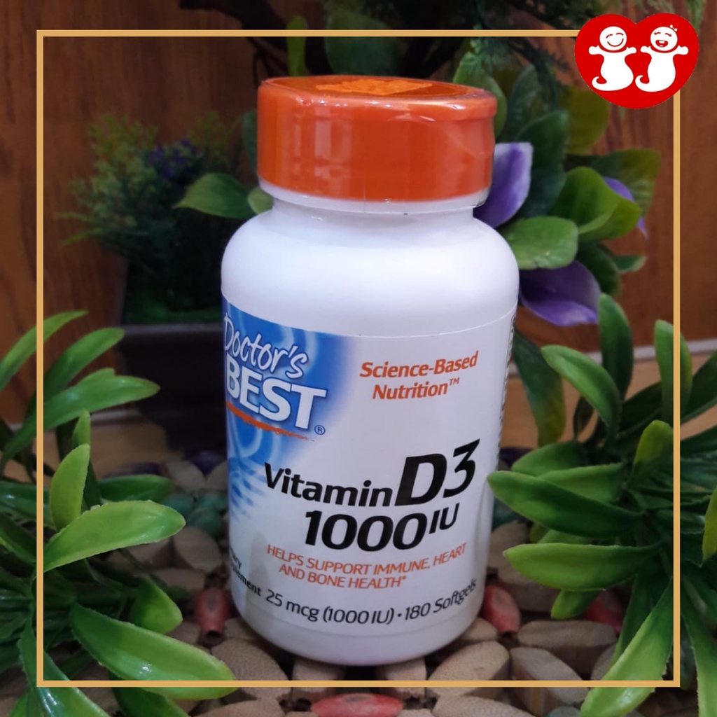 Doctor's Best Vitamin D3 1000IU 180softgel