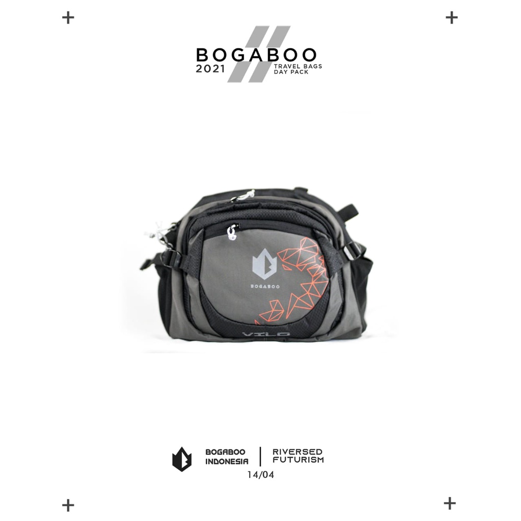 Waist Bag Bogaboo Vil0 2 in 1 - Tas Slempang Bogaboo-tas jinjing -bodybag - bodypek - bodypek