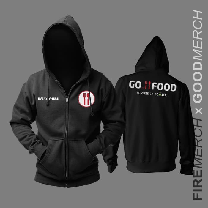 msjer574 JAKET HOODIE ZIPPER GO FOOD