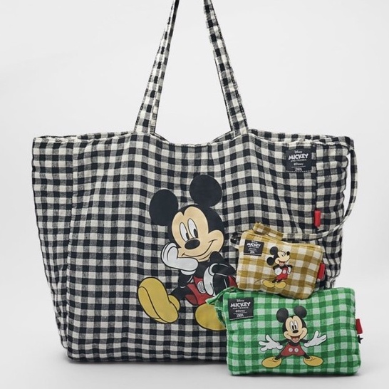 READY STOCK - TAS Z*RA TOTE MICKEY FREE POUCH