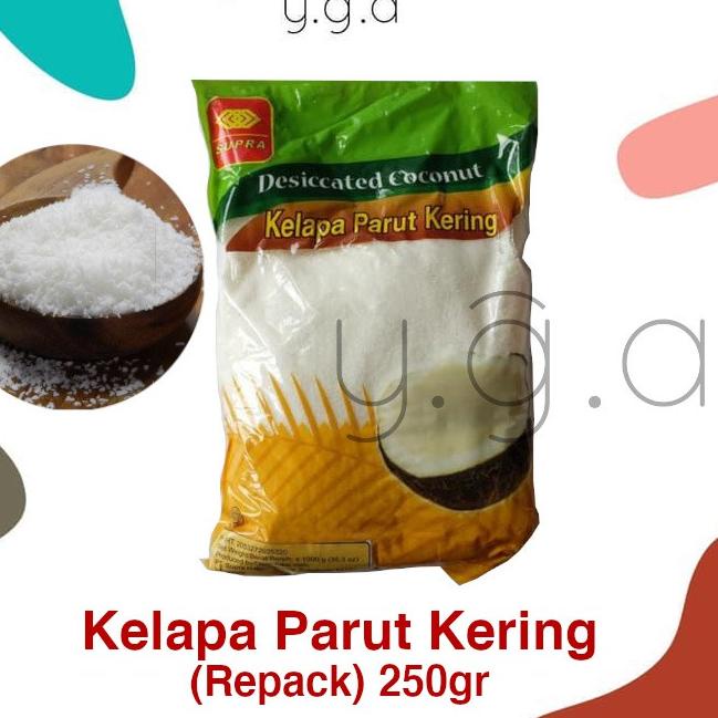 

KODEN3z3Y--Kelapa Parut Kering (REPACK) 250gr / Dessicated / Desicated Coconut