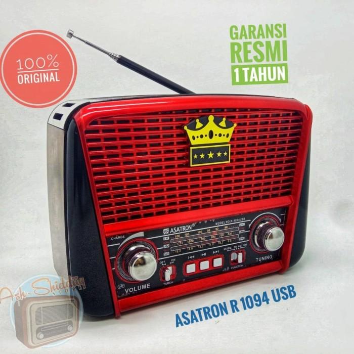 Big Promo Terbaru Porta | Radio Klasik Asatron R 1094 Usb Portable Fm Am Jadul Retro Vintage