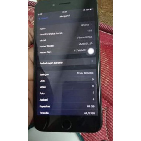 Iphone 8+ 64GB bypass wifi only