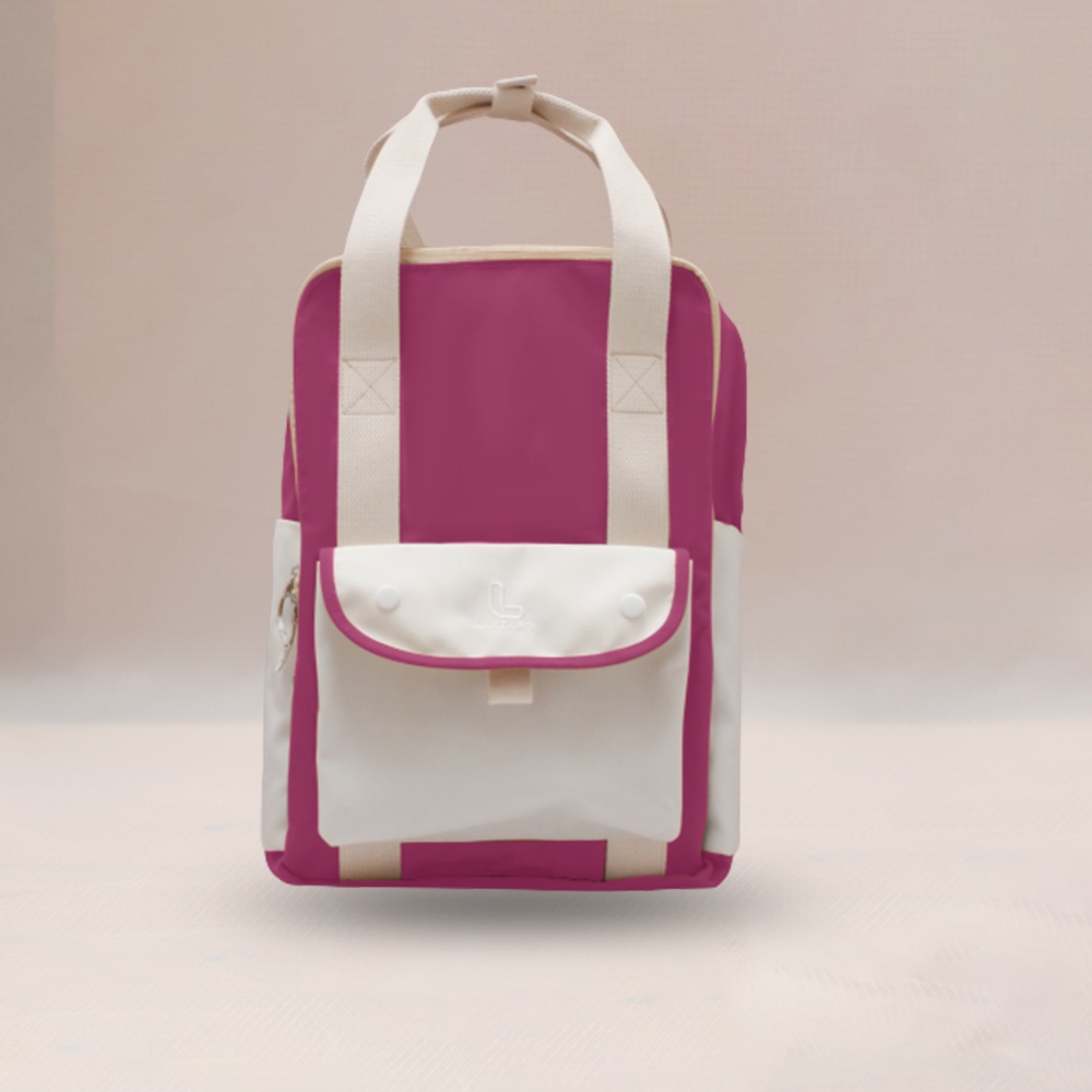 YEPPO MISTY ROSE |MNM X LAZZARDI| Tas Ransel Punggung Wanita Backpack Tas Jinjing ORIGINAL - FREE RAINCOVER