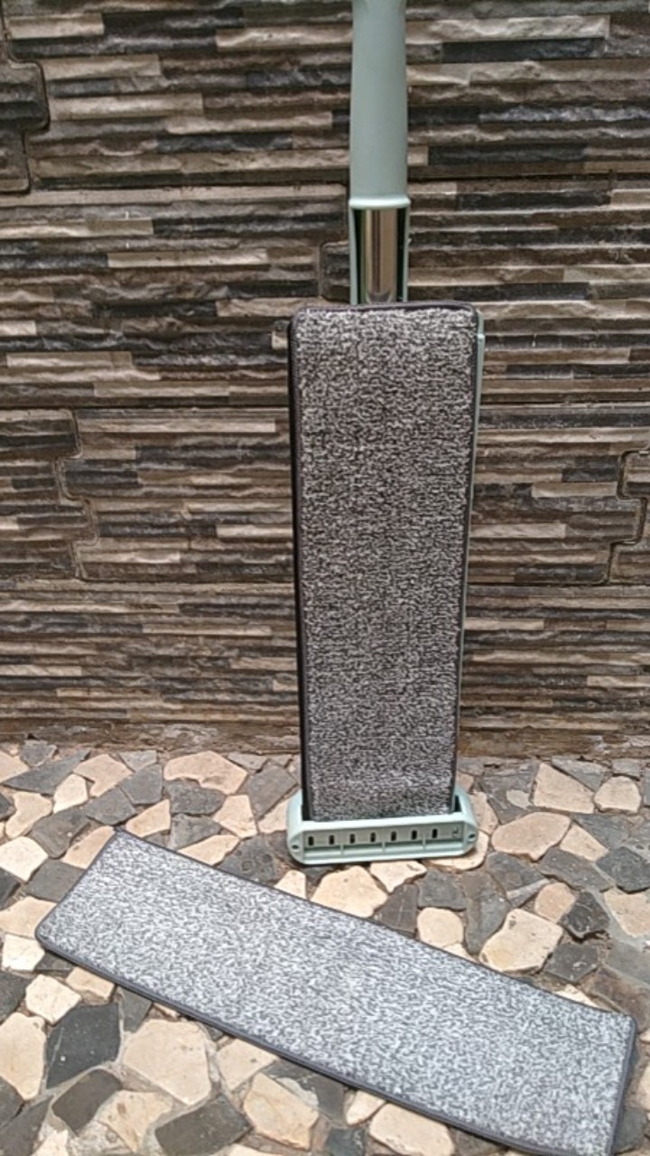 Newstyle Alat Pel Lantai D12 Mop Cleanze 2 Kain Tidak Usah Bilas Pakai Tangan Lazy Mop