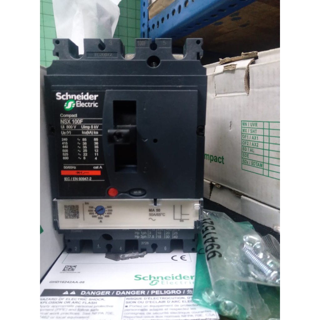 MCCB COMPACT NSX LV429741 NSX 100F SCHNEIDER