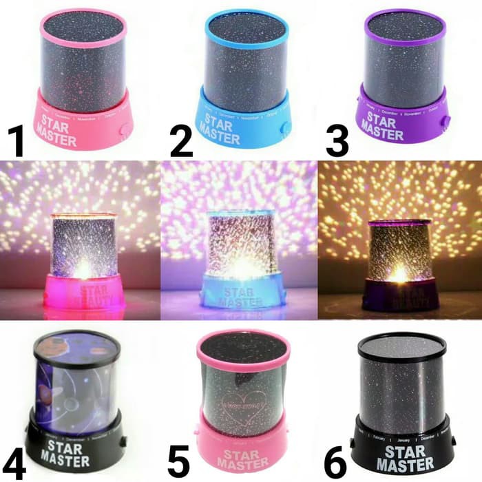 Lampu Tidur LED Star Master Bintang Tata Surya Luar Angkasa Proyektor