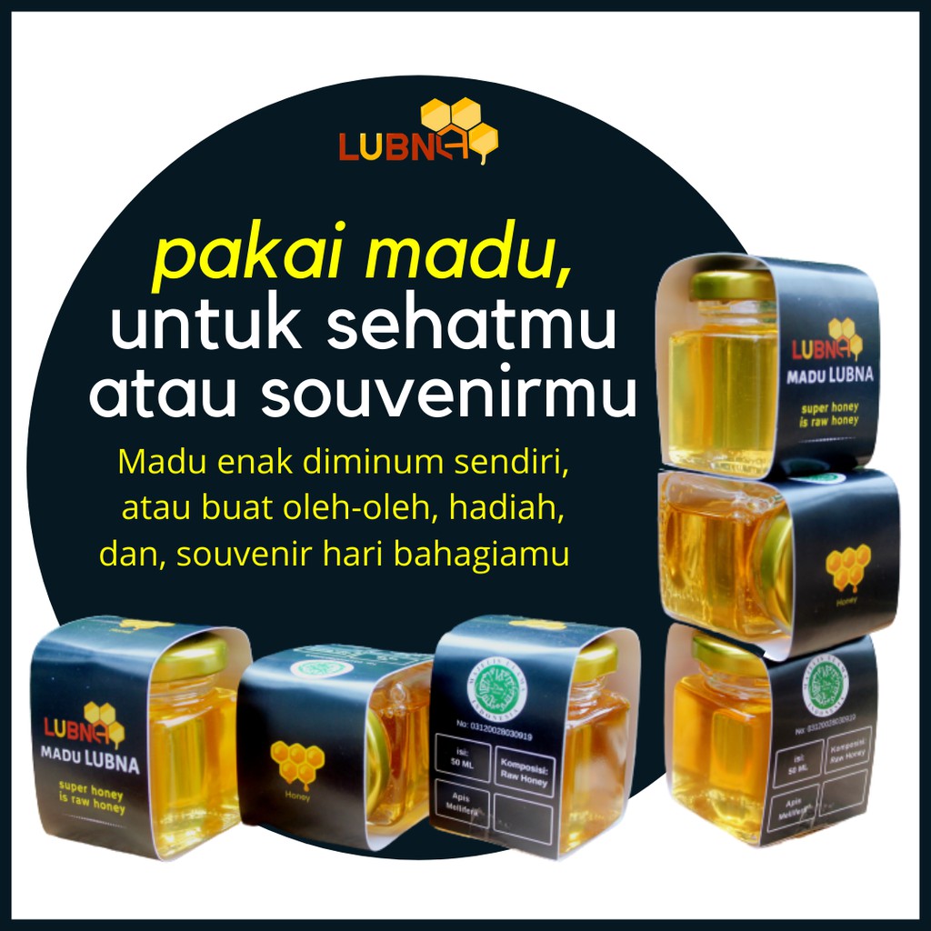 

Gift Souvenir Pernikahan Murah Unik Custom Madu Murni Asli Organik 50ml