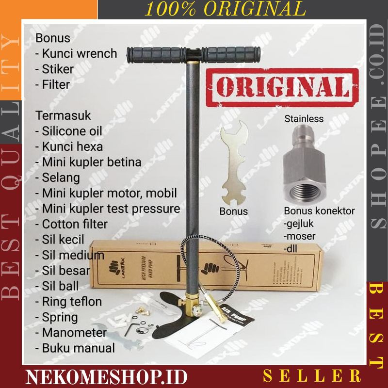POMPA PUMP KOMPA PCP HIL BULL GX BARRACUDA POMPA SENAPAN ANGIN PAINTBAL ORIGINAL IMPOR IMPORT LTX012