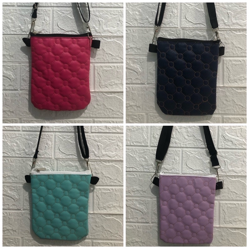 TAS SELEMPANG KAIN WANITA POLOS LUCU BAHAN BERKUALITAS BAGUS