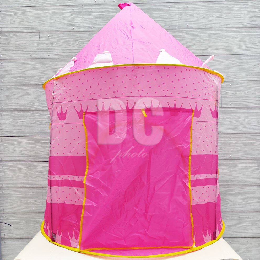 Tenda BESAR 100x135cm Castle Pink Kastil Bermain Anak