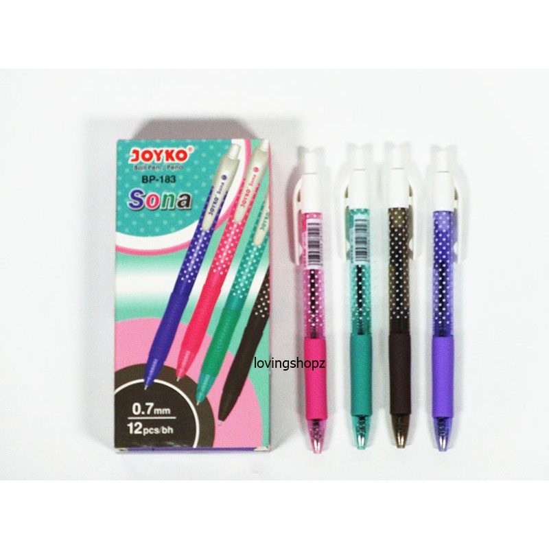 

Pulpen Joyko Sona BP-183, Pulpen 0,7 Mm