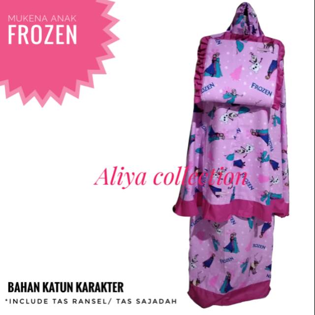 Mukena anak karakter "Frozen"