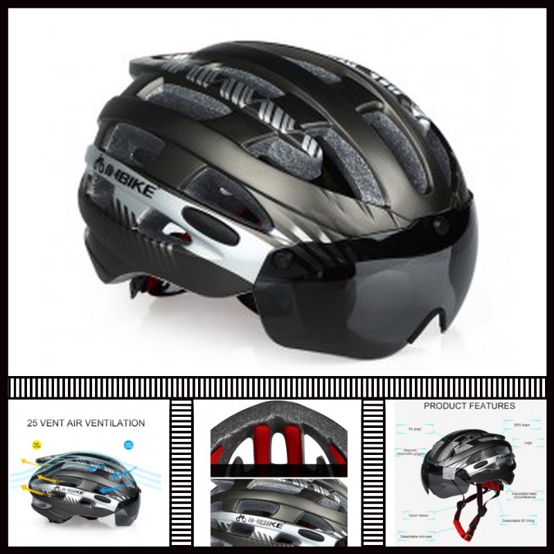 Helm Sepeda MTB Ultralight Windproof Lens Size L Helm Sepeda Sport Helm Sepeda Gunung Universal