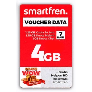 Voucher Kuota Smartfren 4 GB