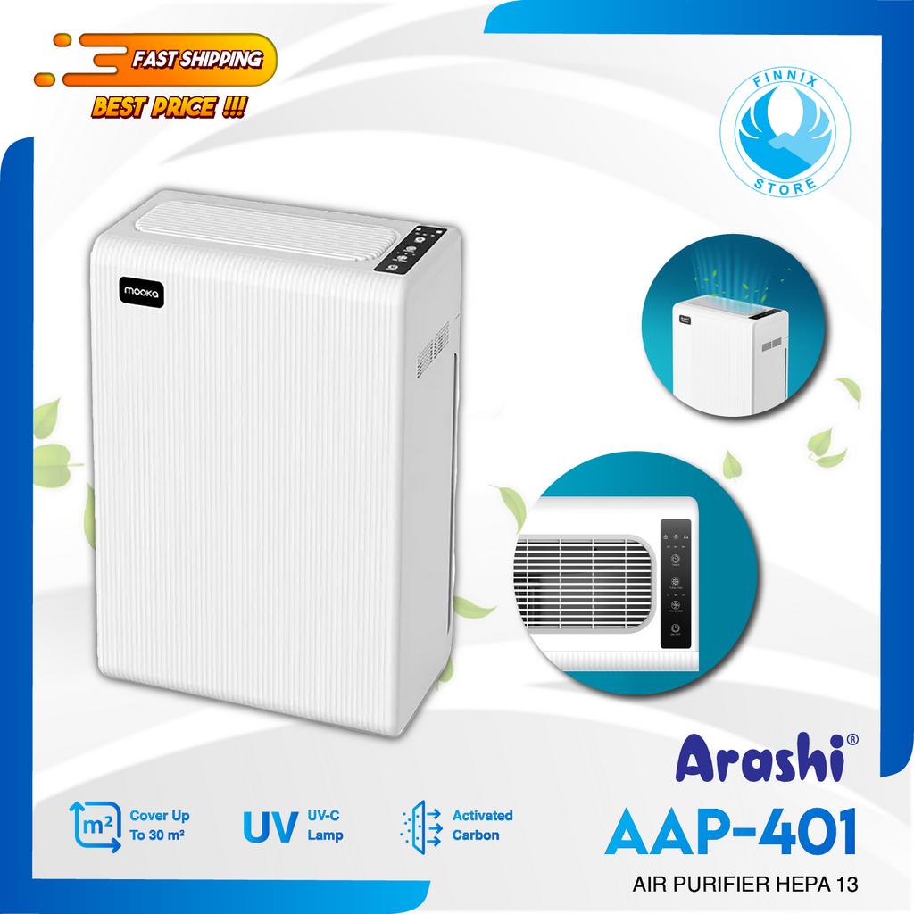 Arashi Air Purifier AAP 401 With HEPA Filter + UVC - Penyaring udara