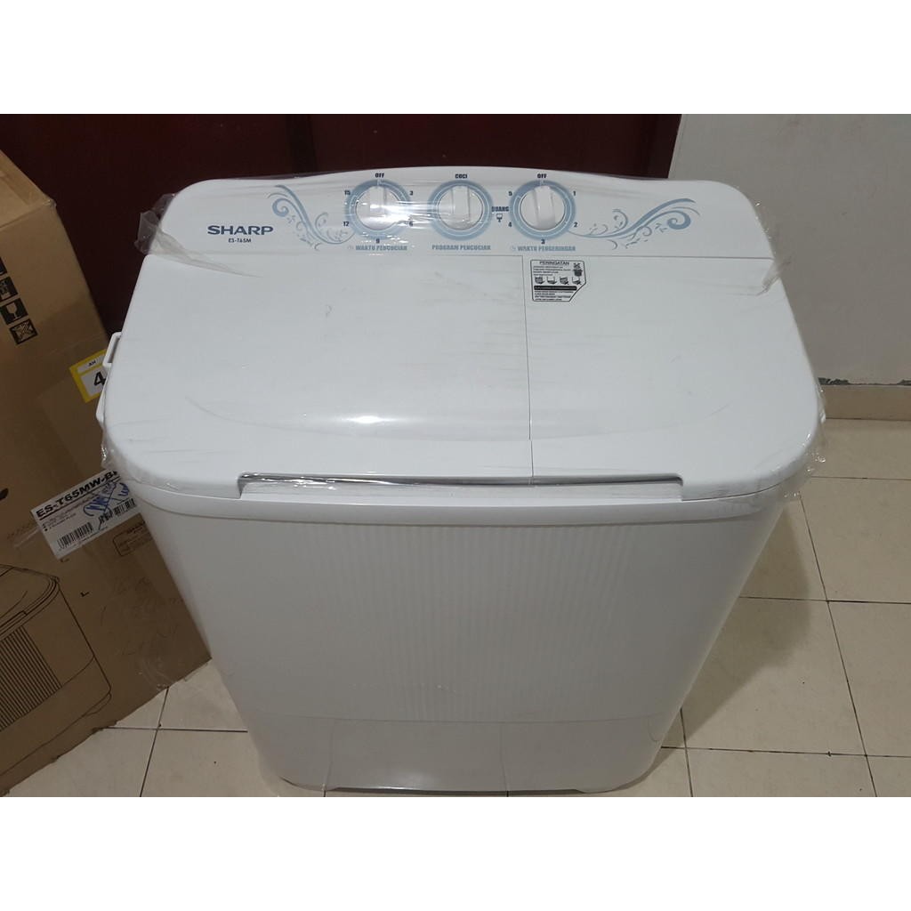 Jual MESIN CUCI BANDUNG MESIN CUCI 2 TABUNG SHARP EST70MW ( Khusus