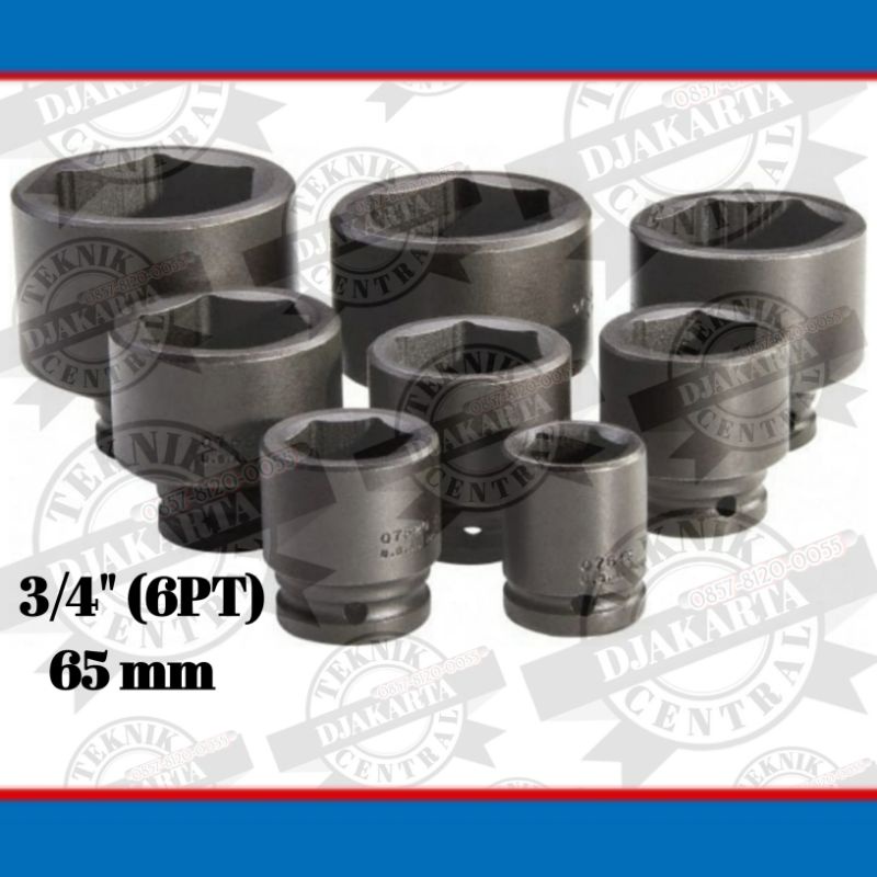 KUNCI SOK IMPACT - 3/4"DR.IMPACT SOCKET 65MM 6PT