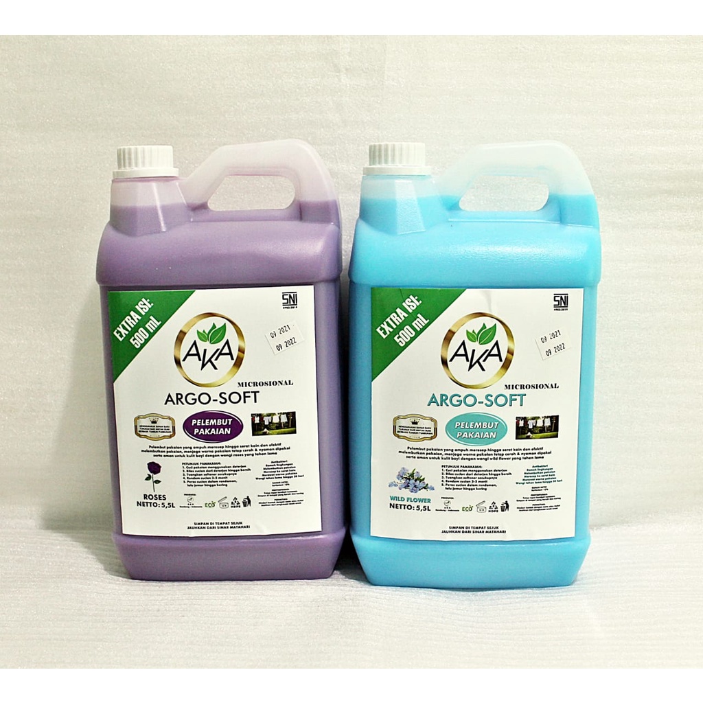 AKA PREMIUM ARGO-SOFT | Pelembut Pakaian/Softener Microsional 5 liter