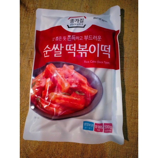 

JONGGA TTEOKBOKKI RICE CAKE STICK 500 GRAM