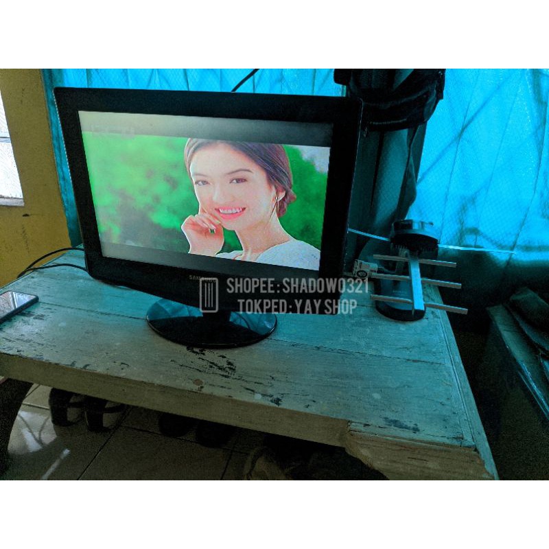 Antena Indoor Universal Analog Digital Bekas Second Bagus berikut kabel bisa tv tabung tv lcd led