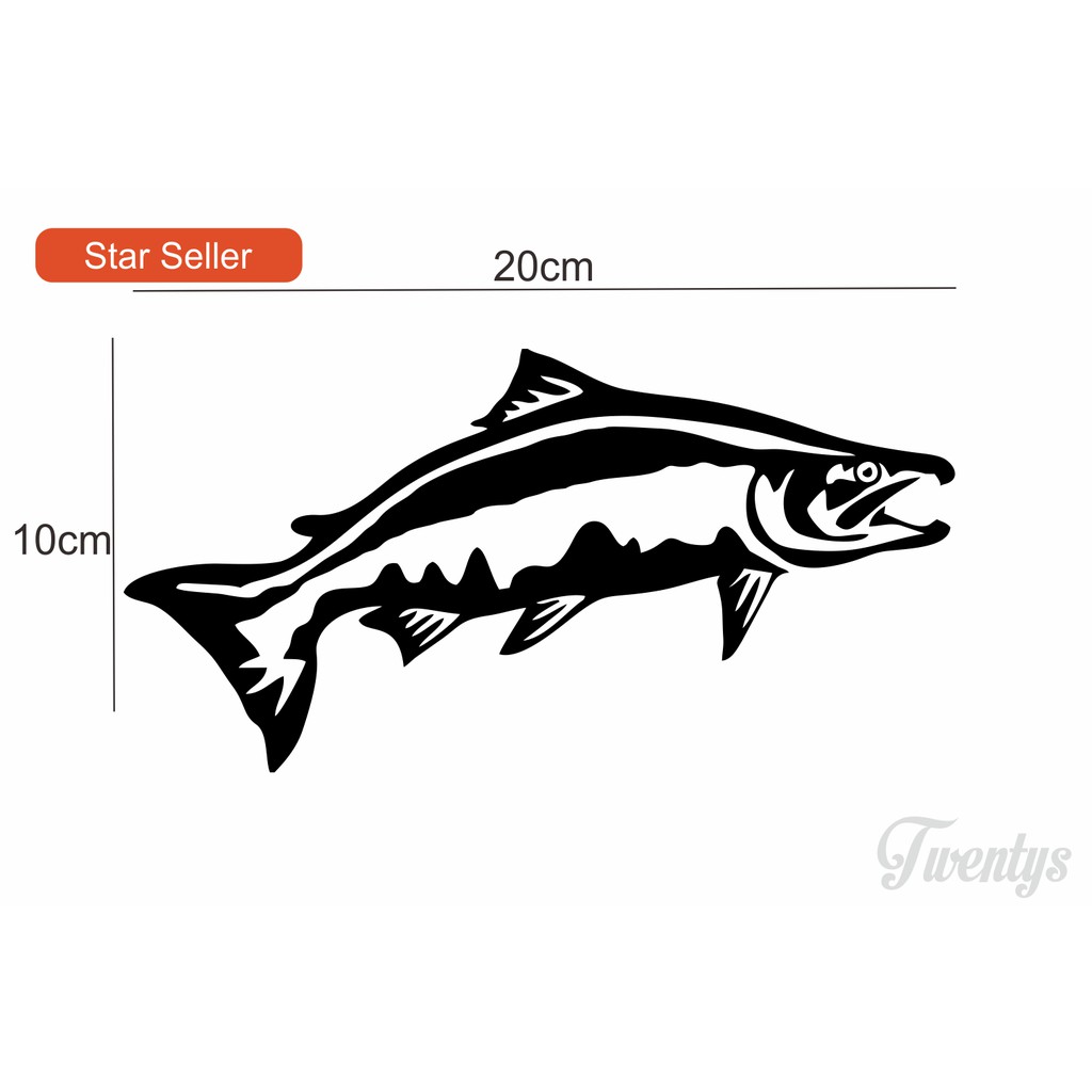 

STIKER FISH CUTTING STICKER VINYL DECAL