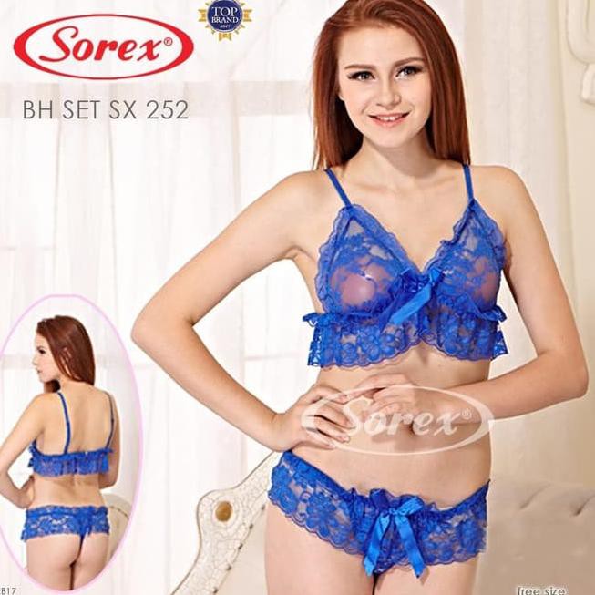Limited Product BH Bra Set Sexy Renda Transparan Sorex BH SX252 (BH+CD) Seksi Lingerie @00