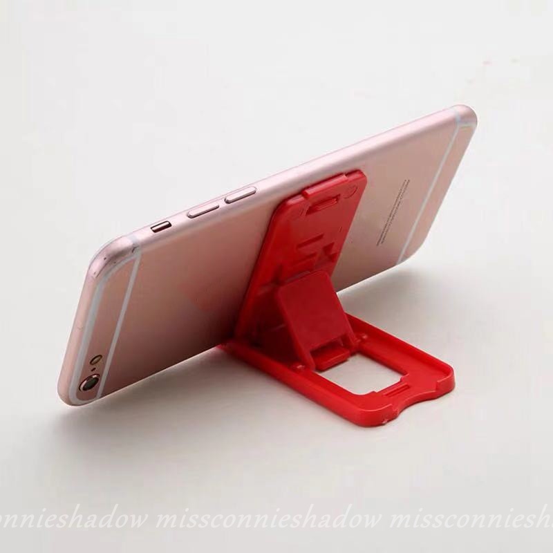 【Color Random】Mini Mobile Phone Holder 3D Portable Adjustable Universal Foldable Phone Stander For All Phones