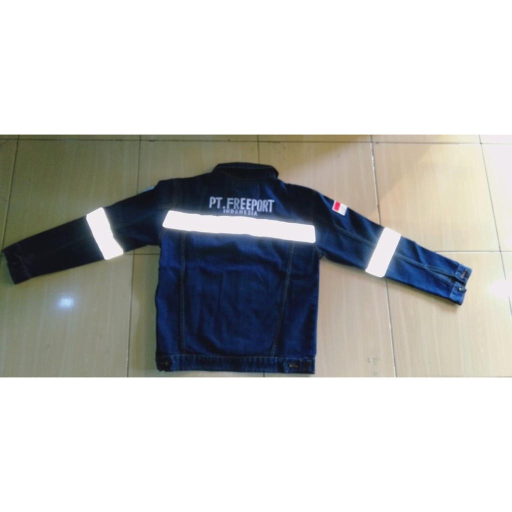 jaket welder full bordir full logo last stok
