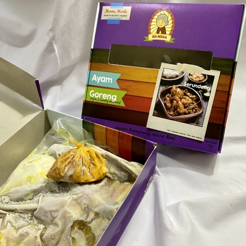 Ayam Goreng  Serundeng Bu Mega Frozenfood [kemasan baru]