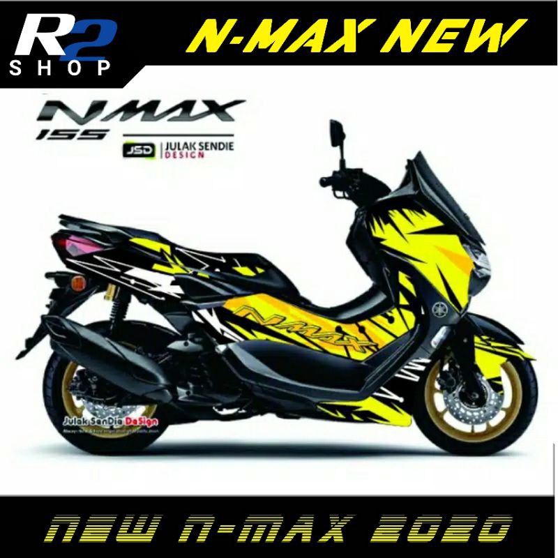 STRIPING MOTOR N-MAX 155 NEW 2020 STICKER VARIASI MOTOR YAMAHA NEW NMAX 2020