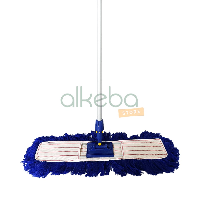 Lobby DUster Acrylic 60 Cm PREMIUM Satu Set ( Kain / Dust Mop + Frame Lobby + Tangkai Alumunium )