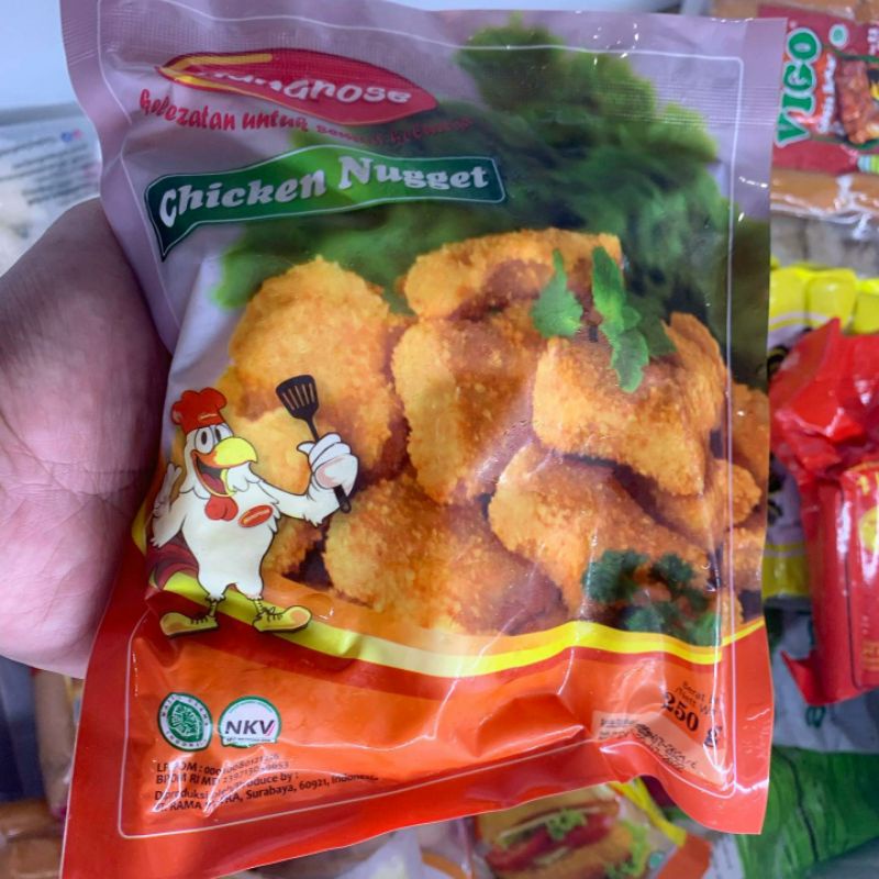 

hanarose chiken nugget 250gr