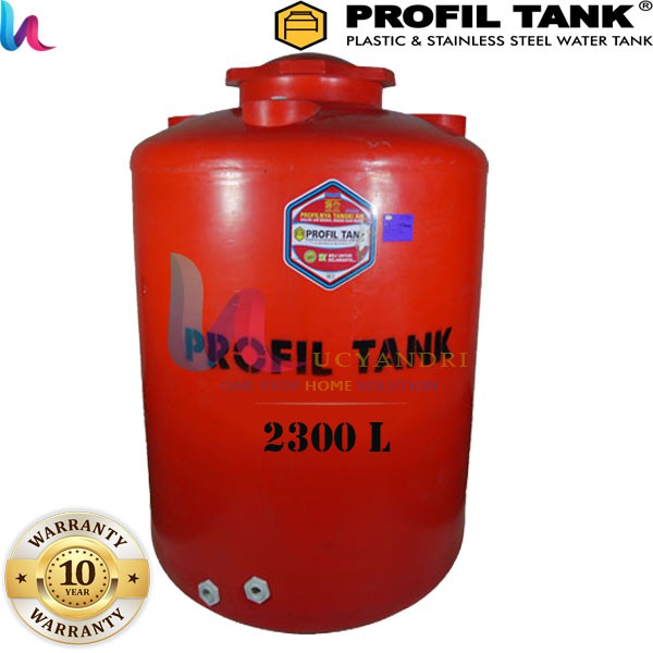 Tangki Air Plastik Profil Tank TDA 2300L Plastic HDPE, Tandon Air, Toren Air