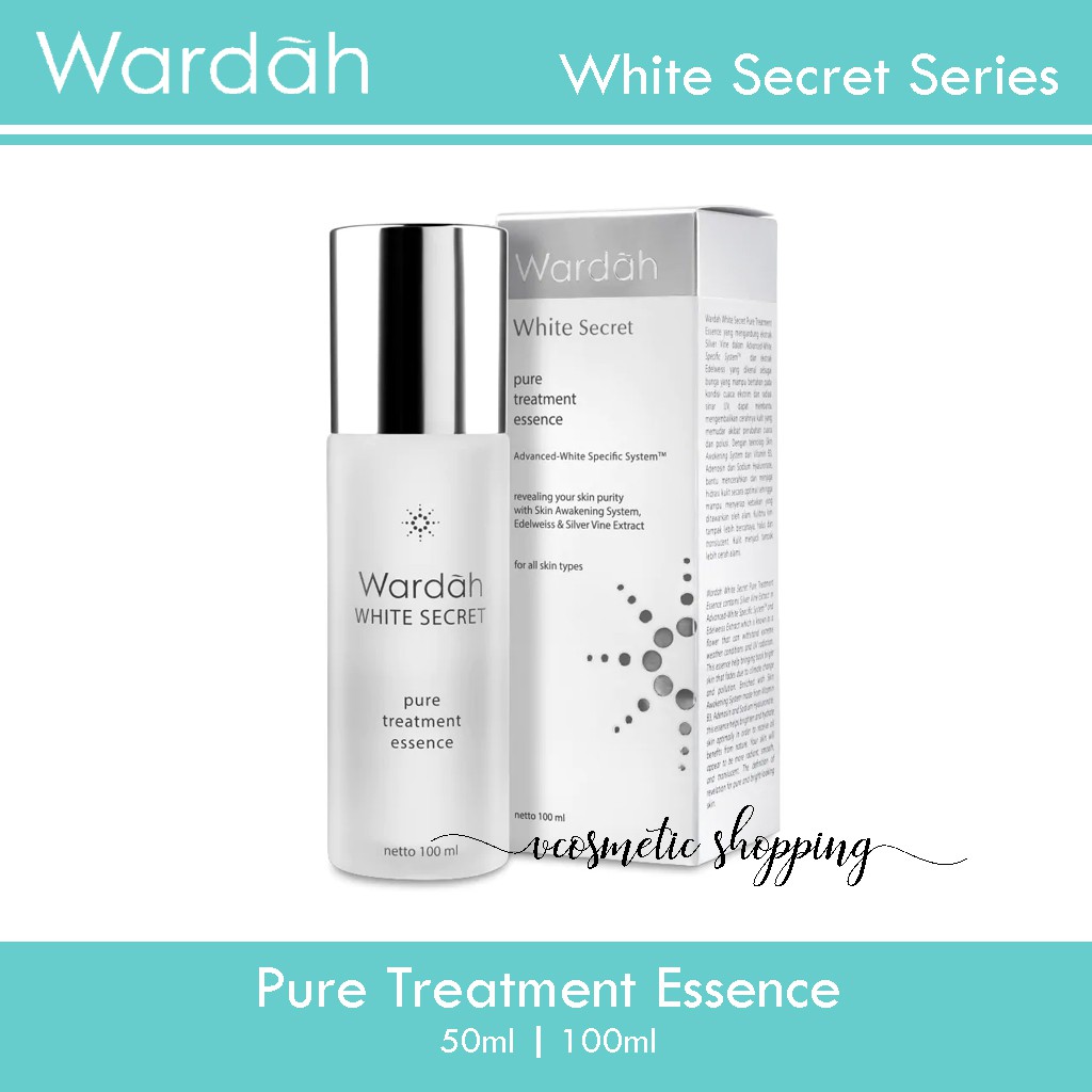 Wardah White Secret Pure Treatment Essence 50ml | 100ml