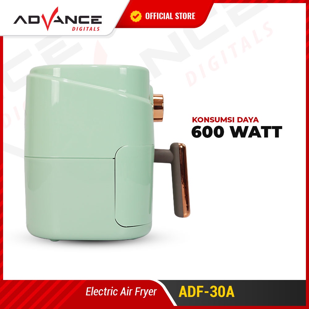 Advance Air Fryer ADF-30A Air Fryer Listrik Hemat Listrik Menggoreng Tanpa Minyak