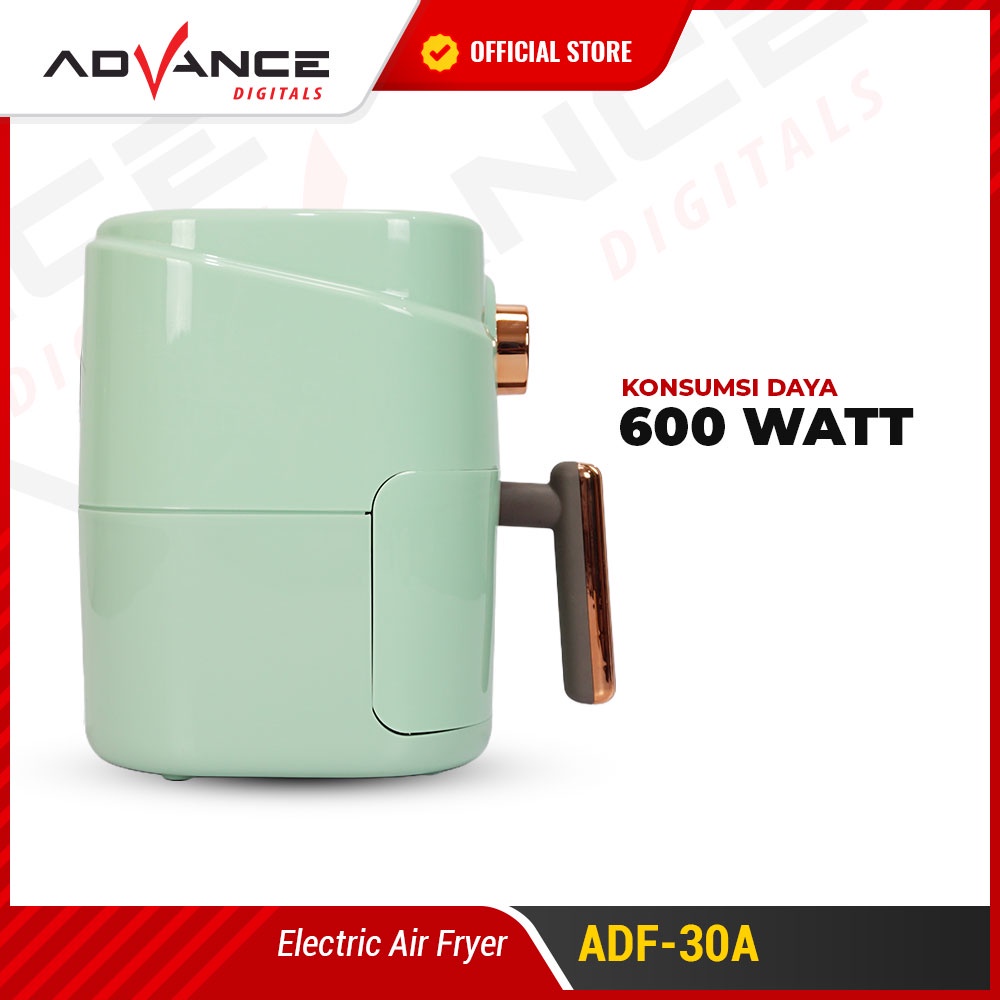 Advance Air Fryer ADF-30A Air Fryer Listrik Hemat Listrik Menggoreng Tanpa Minyak