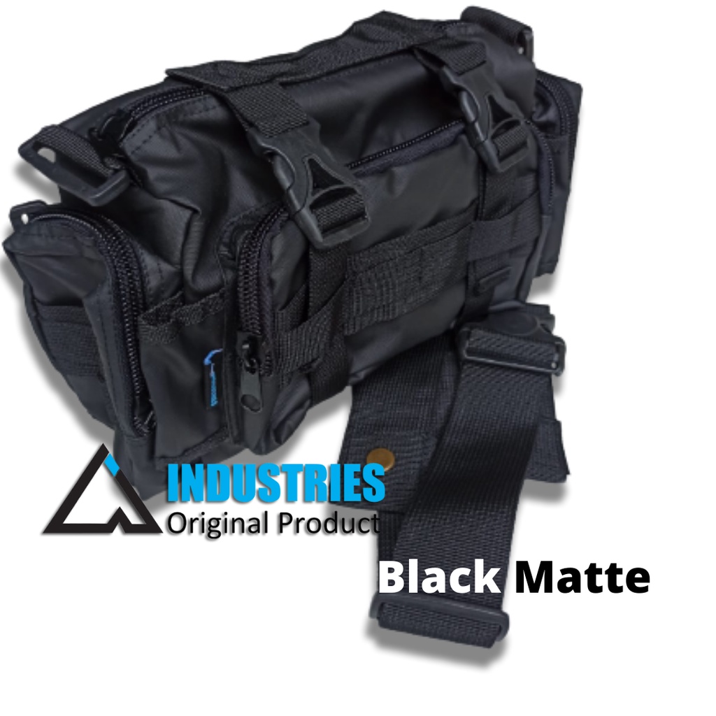 TAS ARMY Tas Selempang Warrior  Pria Waterproof Army Waist Bag Tactical Tahan Air Camo Loreng Anti A