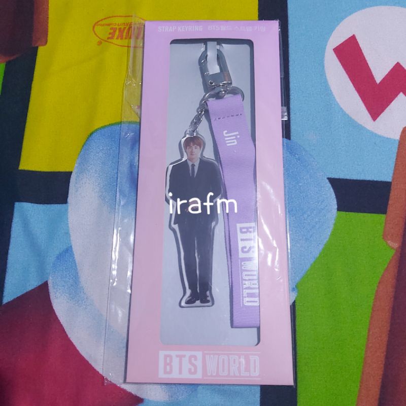 Official Netmarble BTS World MD Strap Keyring - Jin