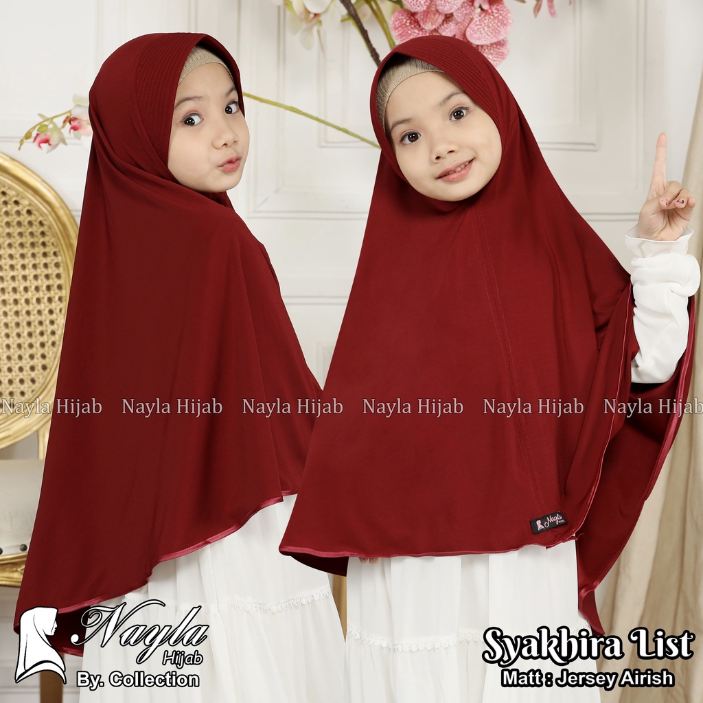 Kerudung Anak Instan Syakhira List By Nayla Hijab Jilbab Instan Anak Jersey Airis Nayla Hijab