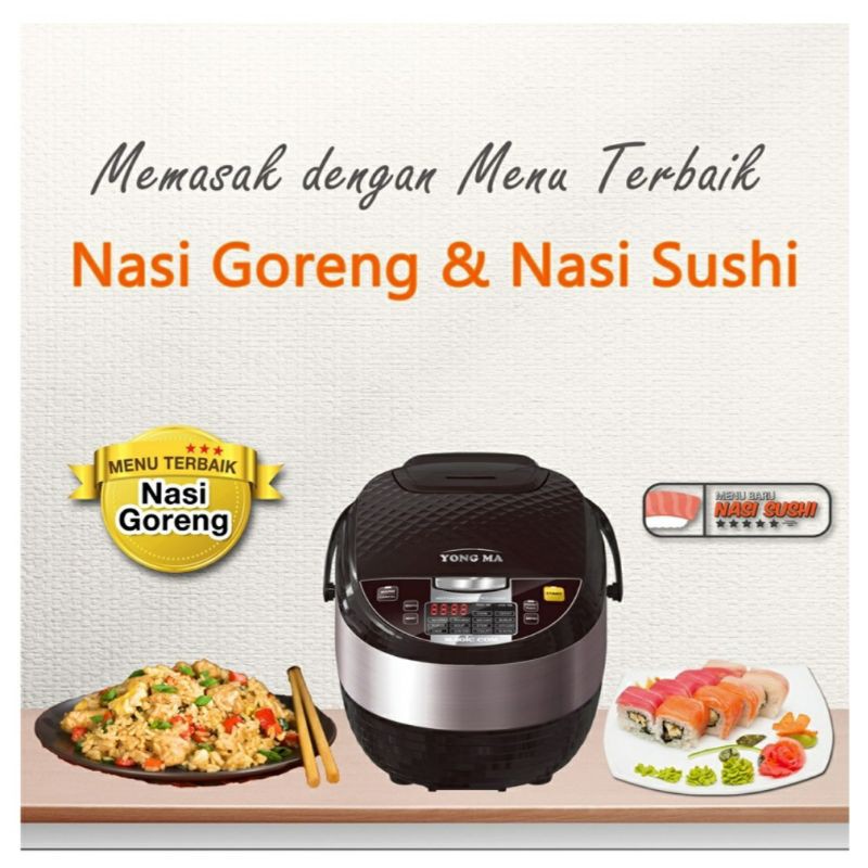 Magic Com Yongma SMC 8027 2 Liter Rice Cooker Yongma 8027 Penanak Nasi Yongma 8027 Yong Ma