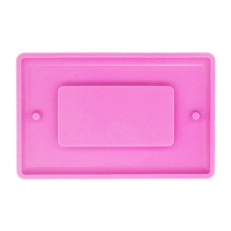 SIY  DIY Crafts Epoxy Resin Mold USB Socket Panel Light Switch Cover Silicone Mould