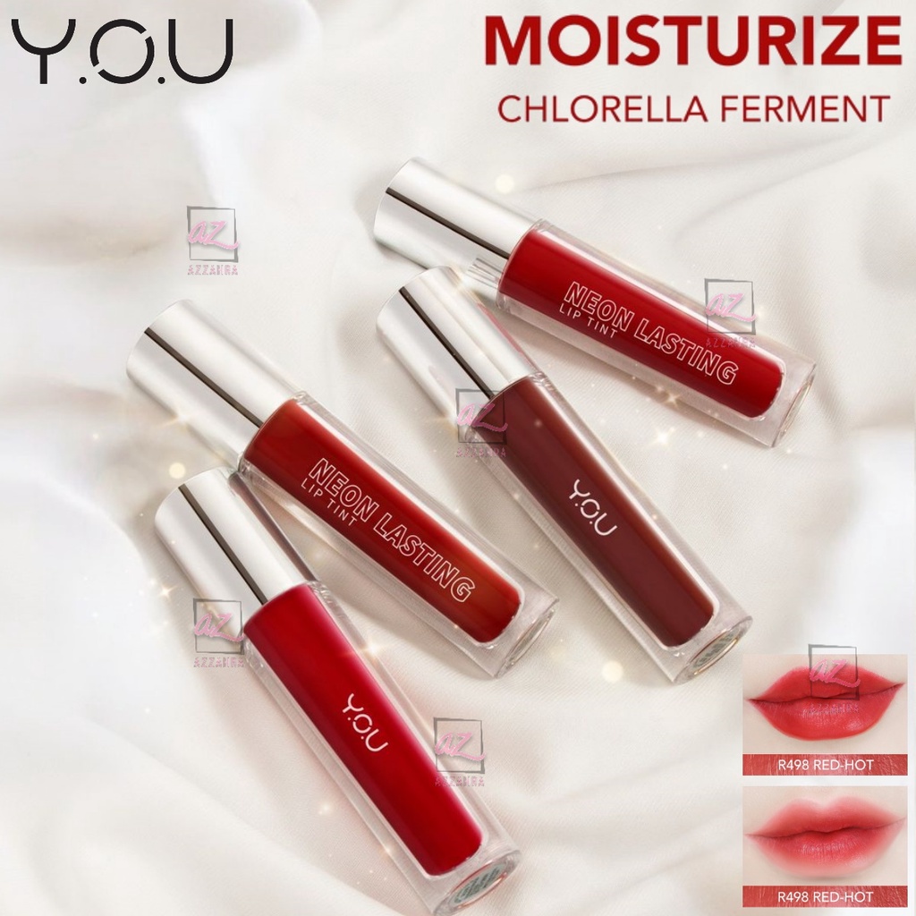 YOU Neon Lasting Lip Tint | Tahan Lama Hingga 12 Jam