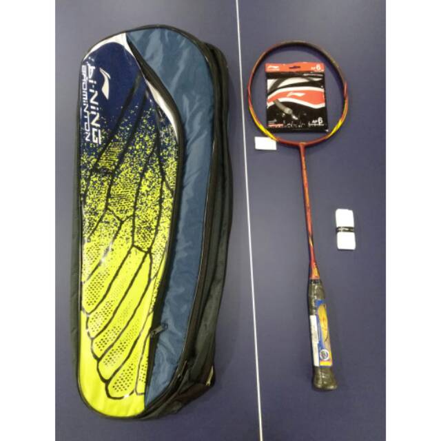 RAKET BADMINTON LINING SS 98 G6 + 2 ZIP + SENAR + T.GRIP 268 - 4