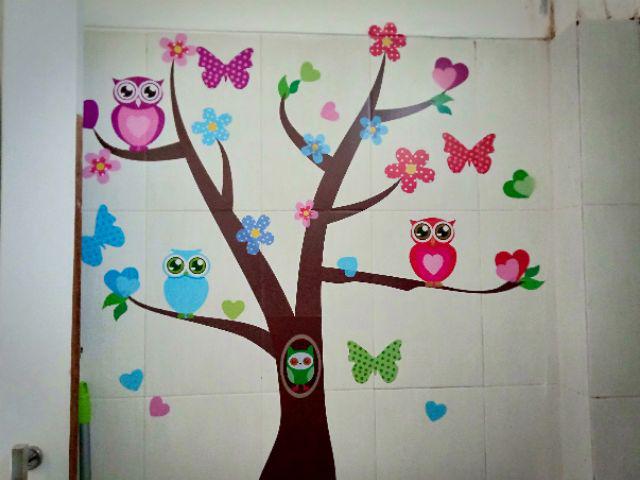 Wallstiker 66 Owl Tree